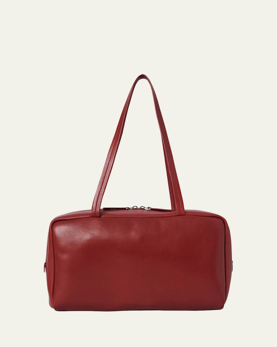 Astra Bowling Shoulder Bag in Nappa Leather